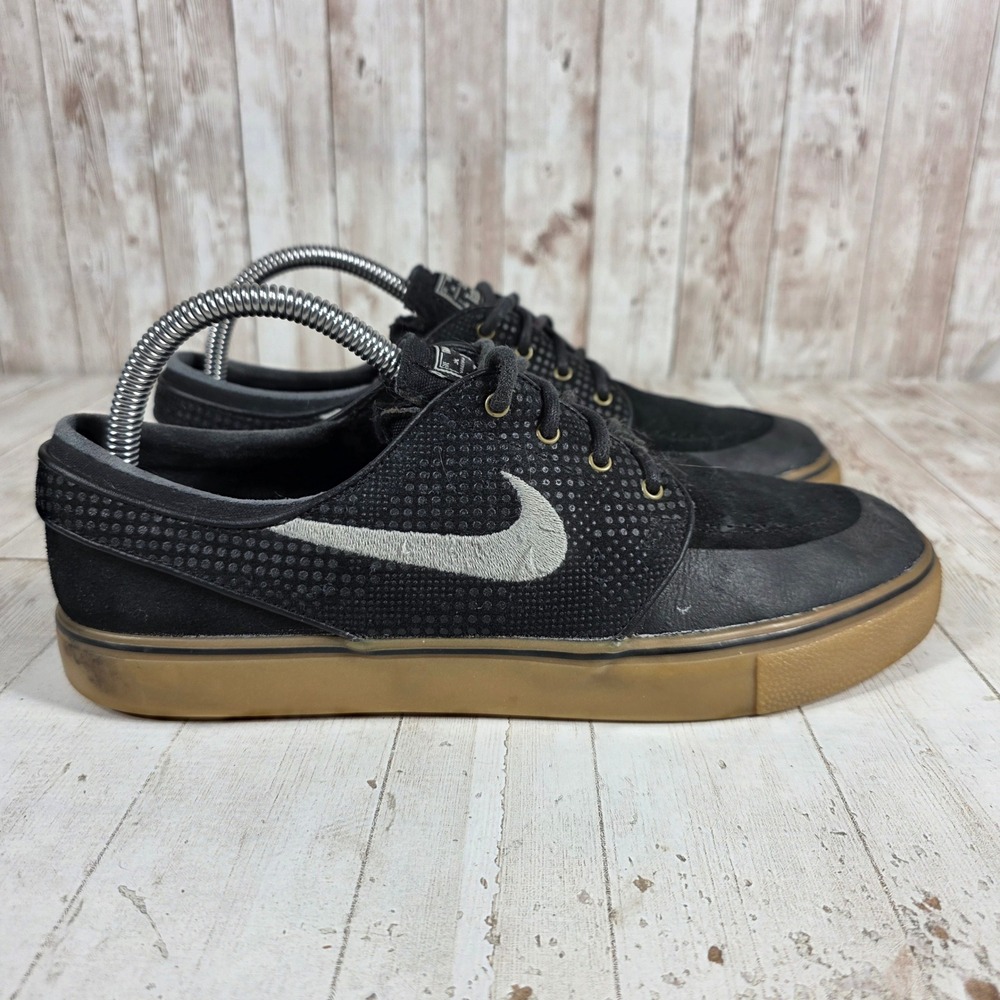 Nike SB Stefan Janoski Black Gum Skate Shoes 631298-020 Mens Size 8